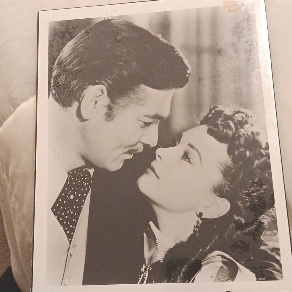 Clark Gable and Vivien Leigh (Gone With The Wind) Photo. 8" X 10"